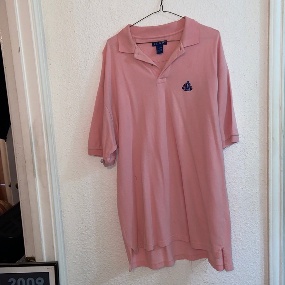 Pink XL IZOD SS POLO